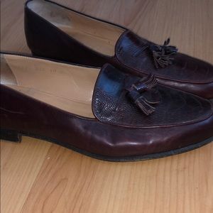 Genuine Italian snakeskin leather ferragamos